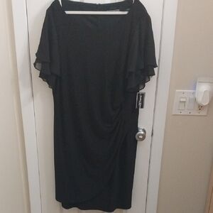 Jessica Howard Black Midi Dress